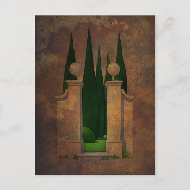 The Secret Garden Art Postkarte (Vorderseite)