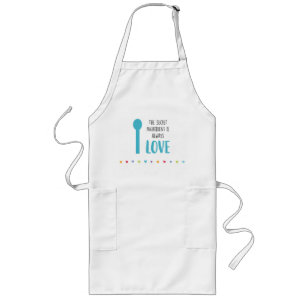 The secret ingredient is always LOVE - Apron Lange Schürze