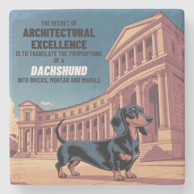 The Secret Of Architectural Excellence Steinuntersetzer (Vorderseite)