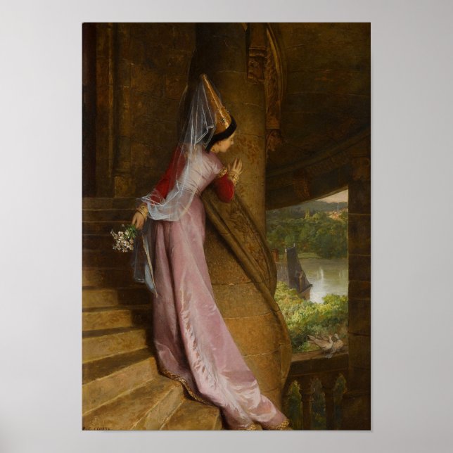 The Secret Rendezvous von Pierre-Charles Comte Poster (Vorne)