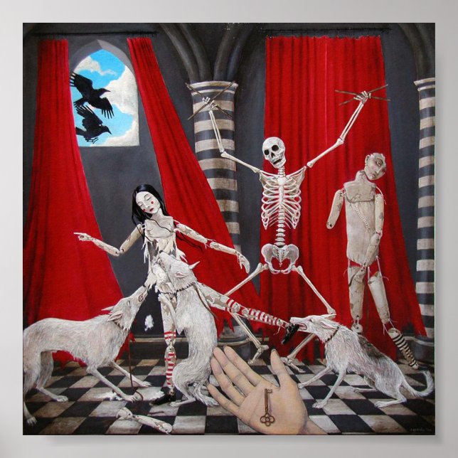 "The Seeker" von Christiane Cegavske Poster (Vorne)