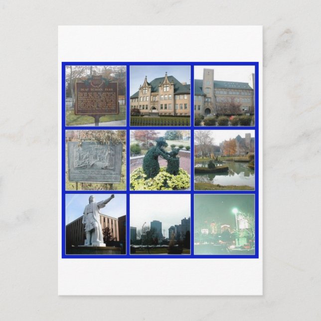 The_Sehenswürdigkeit_of_Columbus__Ohio Postkarte (Vorderseite)