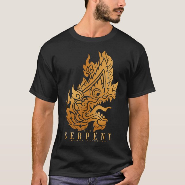 The Serpent Mural Painting T-Shirt (Vorderseite)