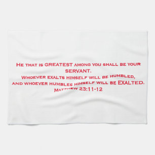 "The Servant's Towel" ZTC June Sermon Serie Geschirrtuch