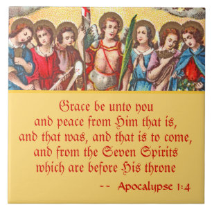 The Seven Archangels (CP 001; Chromolithograph) Fliese