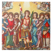 The Seven Archangels (CP 001; Chromolithograph)