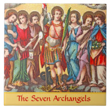 The Seven Archangels (CP 001; Chromolithograph)