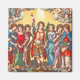 The Seven Archangels (CP 001; Chromolithograph) Magnet