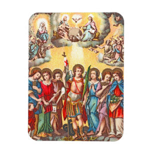 The Seven Archangels (CP 001; Chromolithograph) Magnet
