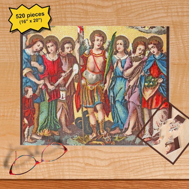 The Seven Archangels (CP 001; Chromolithograph) Puzzle (Von Creator hochgeladen)