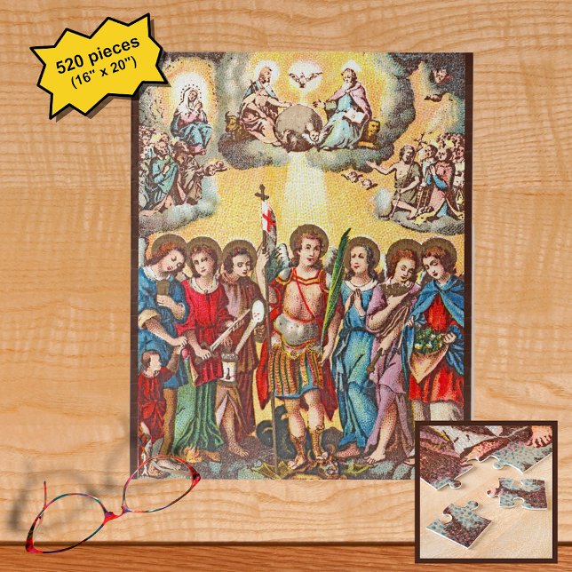 The Seven Archangels (CP 001; Chromolithograph) Puzzle (Von Creator hochgeladen)