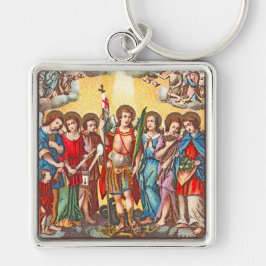 The Seven Archangels (CP 001; Chromolithograph) Schlüsselanhänger