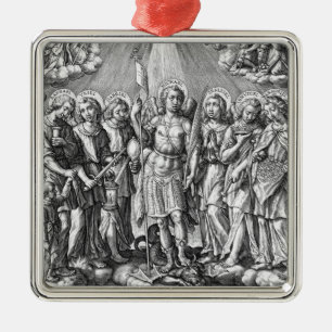 The Seven Archangels (M 034; Engraving) Ornament Aus Metall