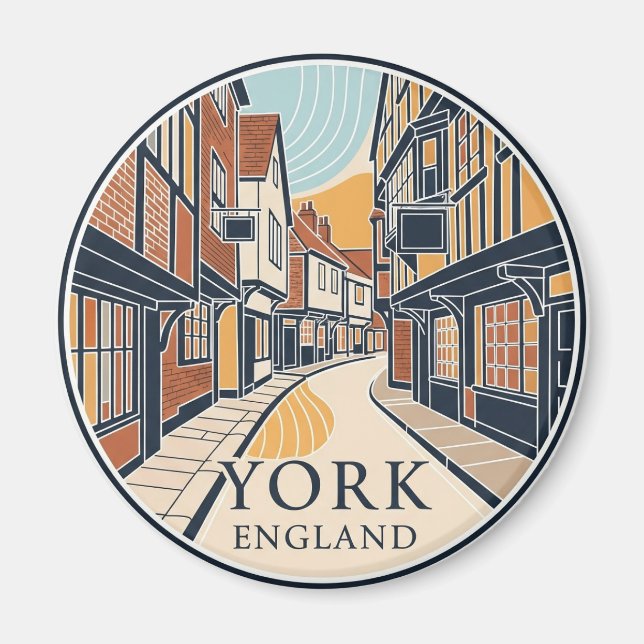 The Shambles in York England Magnet (Vorne)
