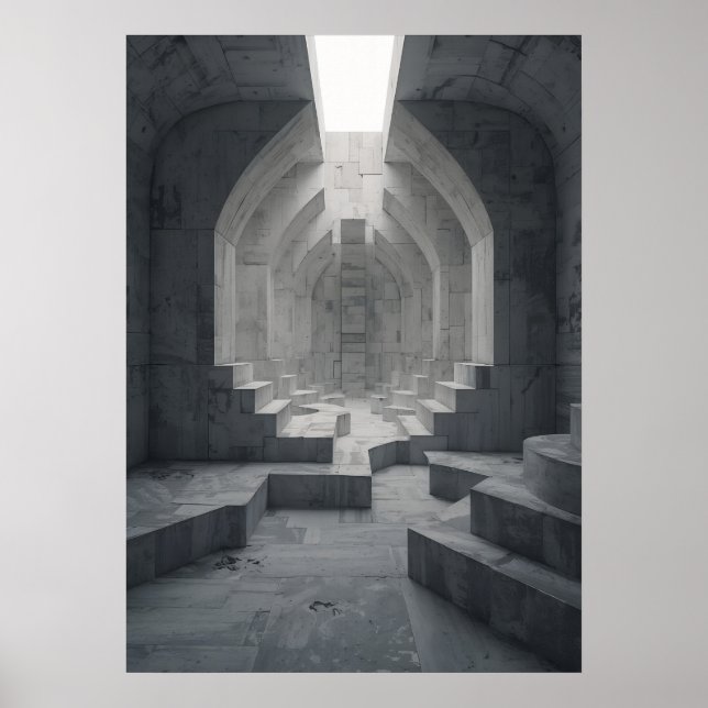The Shape of Hollow Arches × The Shape of Fragment Poster (Vorne)