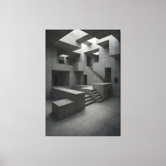 The Shape of Silent Blocks × The Shape of Withheld Leinwanddruck