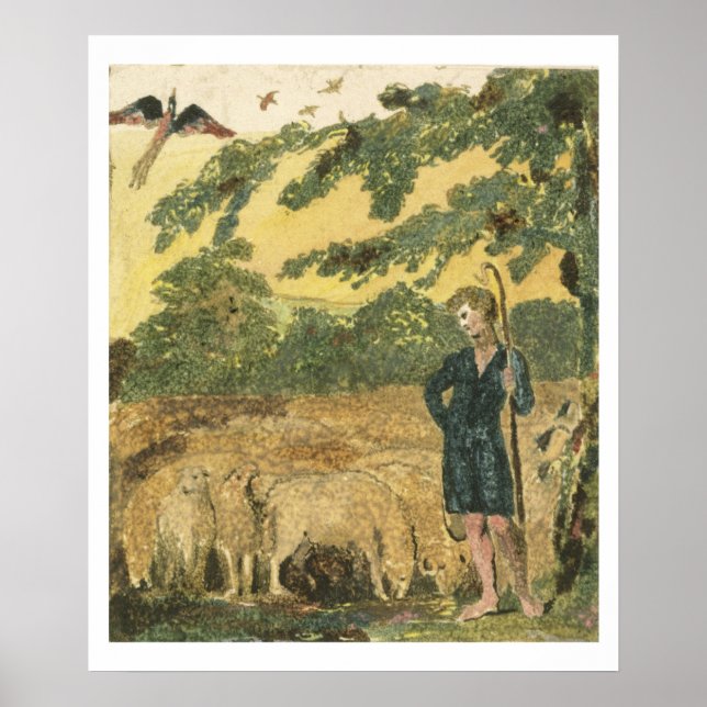 The Shepherd, from 'Songs of Innocence', 1789 (col Poster (Vorne)