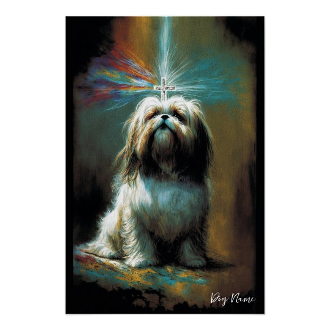 The Shih Tzu Dog - Composition 002 Poster (Vorderseite)