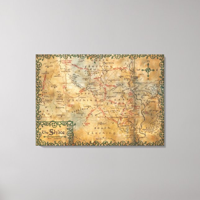 THE SHIRE™ LEINWANDDRUCK (Vorderseite)