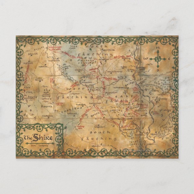 THE SHIRE™ POSTKARTE (Vorderseite)