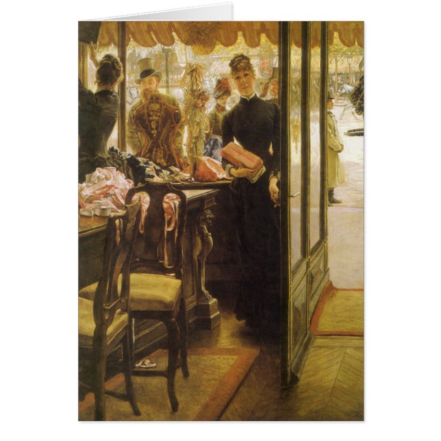 The Shop Girl von James Tissot, Viktorianische Kun (Vorne)