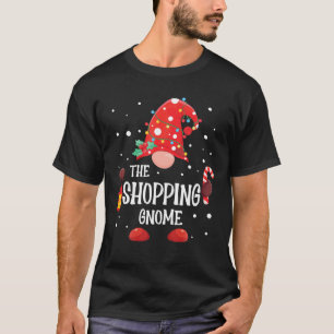 The Shopping Gnome Matching Family Christmas Gnome T-Shirt