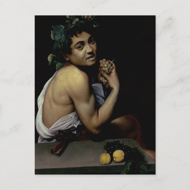 The Sick Bacchus, 1591 Postkarte (Vorderseite)