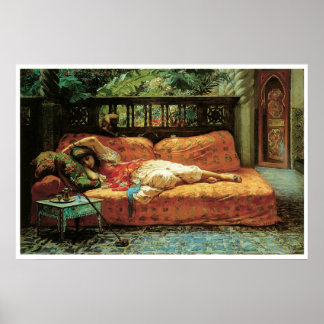 The Siesta (Afternoon in Dreams), 1878 Poster