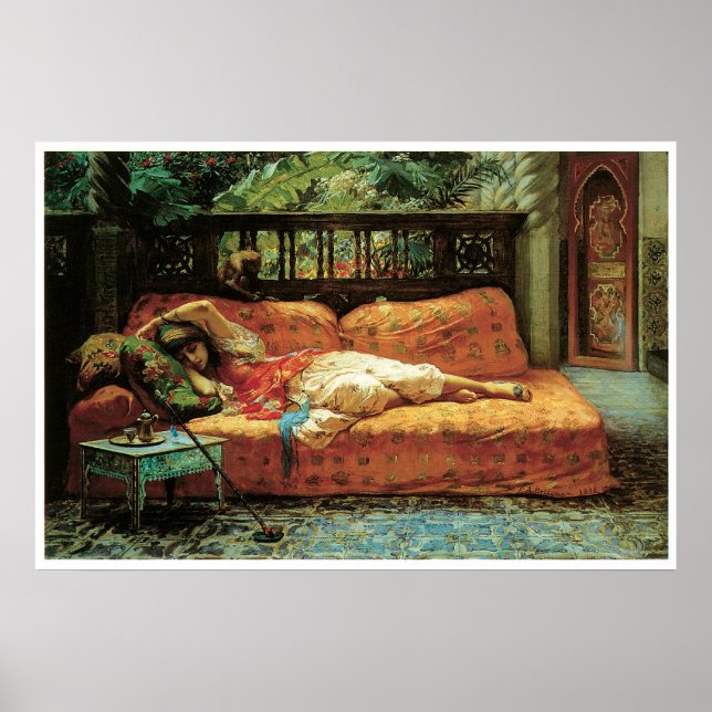 The Siesta (Afternoon in Dreams), 1878 Poster (Vorne)