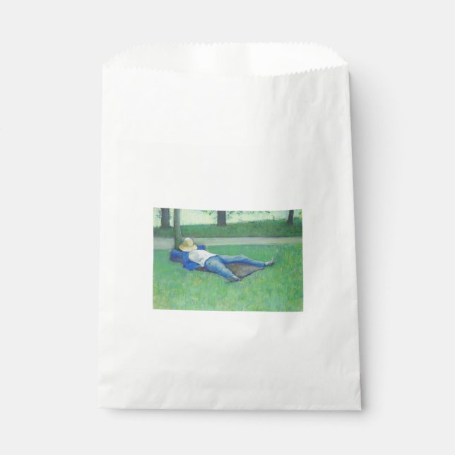 The Siesta (von Gustave Caillebotte) Geschenktütchen (Vorderseite)