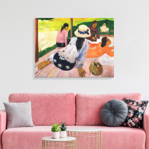 The Siesta von Paul Gauguin Quiet Life Scene Leinwanddruck