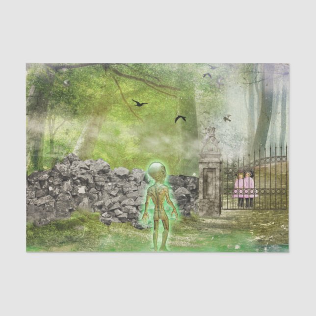 The Silent Man Seidenpapier (Vorderseite)