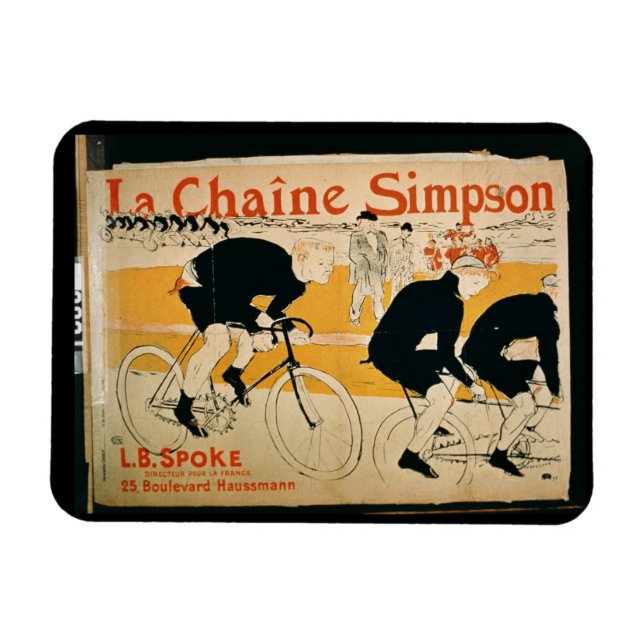 'The Simpson Chain', Paris (color litho) Magnet (Horizontal)