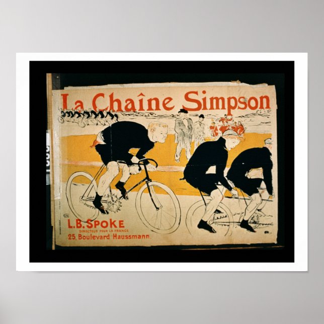 'The Simpson Chain', Paris (color litho) Poster (Vorne)