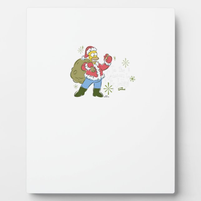 The Simpsons Christmas Tis The Jelly Season Fotoplatte (Vorderseite)