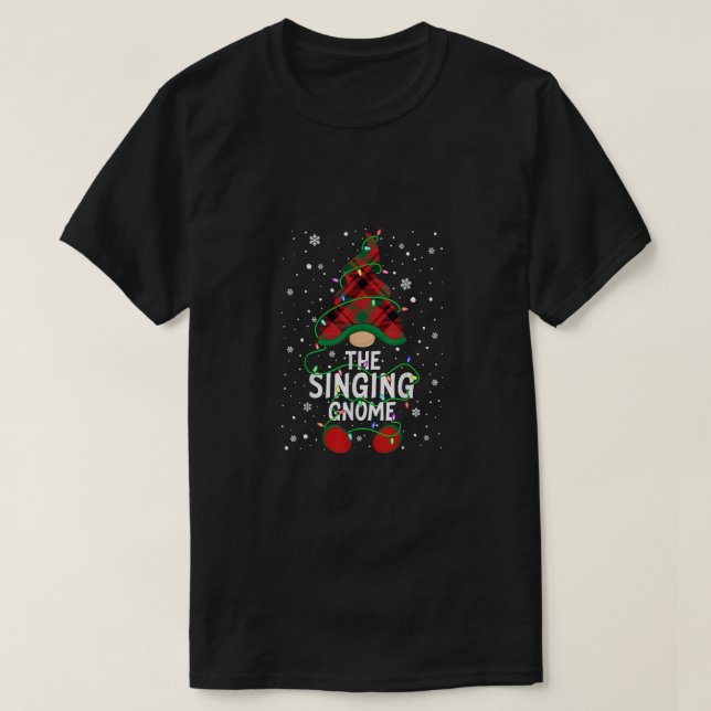 The Singgnom Family Matching Group Xmas Light T-Shirt (Design vorne)