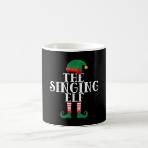 The Singing Elf Funny Christmas Kaffeetasse