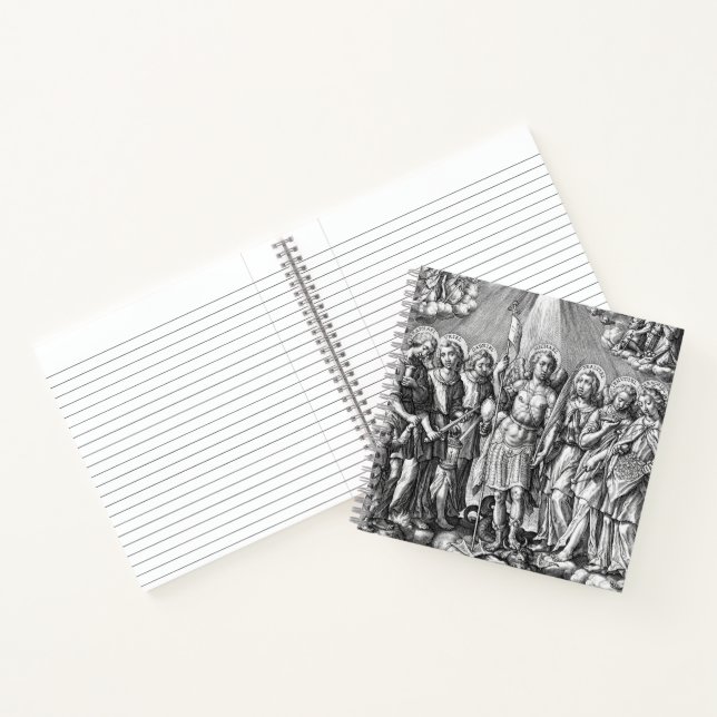 The Siven Archangels (M 034; Gravur) Notizbuch (Innenseite)