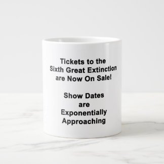 The Sixth Great Extinction Large Coffee Mug Jumbo-Tasse