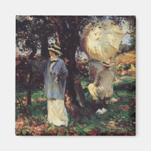 The Sketchers von John Singer Sargent Magnet