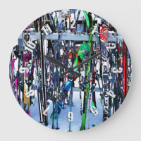 The Ski Party - Skis and Poles