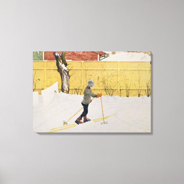 The Skier, c.1909 Leinwanddruck (Vorderseite)