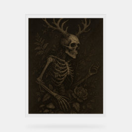 The Skull a Gothic Dark Academia Poster
