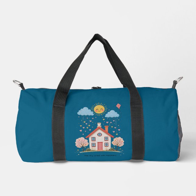 The sky cried with happiness duffle bag (Vorderseite)