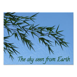 The sky seen from Earth Fotodruck