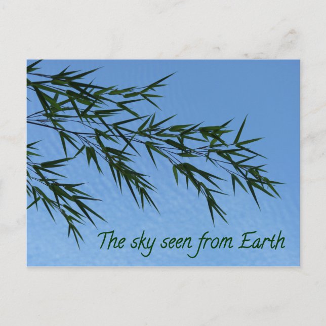 The Sky Seen from earth Postkarte (Vorderseite)
