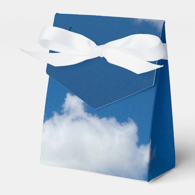 The Sky's the Limit(Blue Sky) Favor Box Geschenkschachtel (Vorderseite)