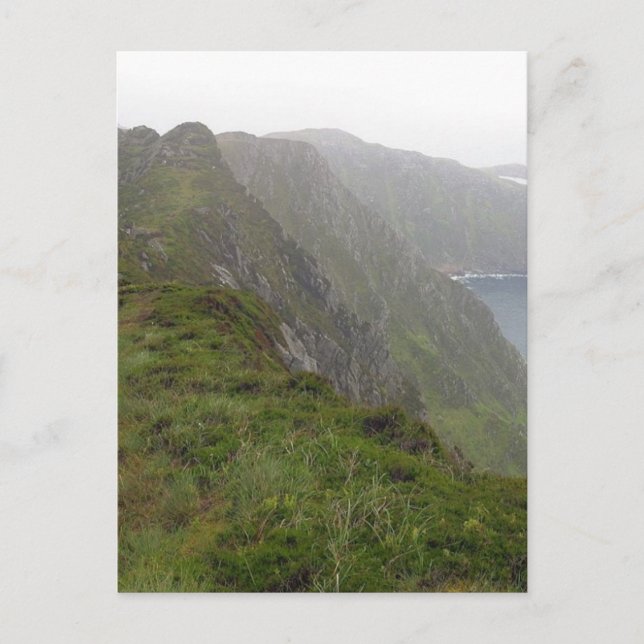 The Slieve League Cliffs in Irland Postkarte (Vorderseite)