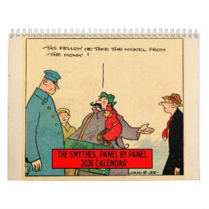 "The Smythes" Panel-für-Panel 2026 Wandkalender