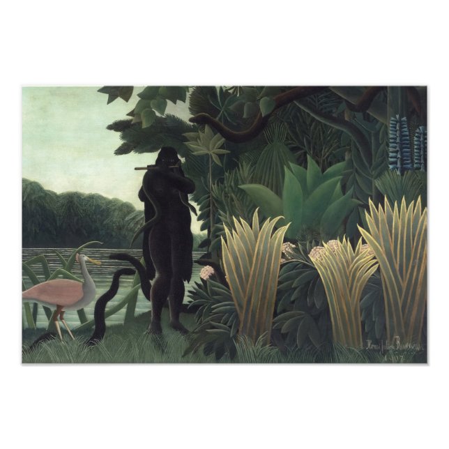 The Snake Charmer by Henri Rousseau Fotodruck (Vorne)